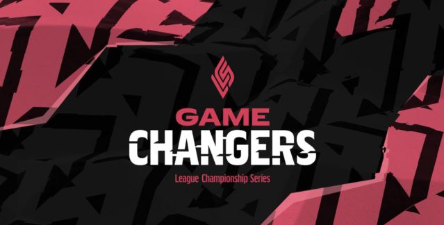 The Logo banner for LCS Game Changers 2023
