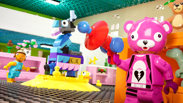 Promotional image for LEGO Prop Hunt in Fortnite.