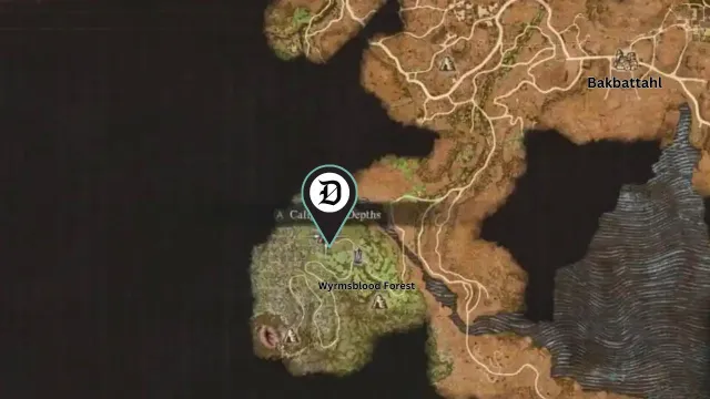 Medusa’s location with surrounding markers in Dragon’s Dogma 2
