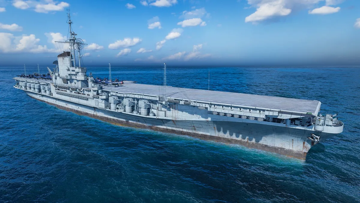 The American Midway in World of Warships.