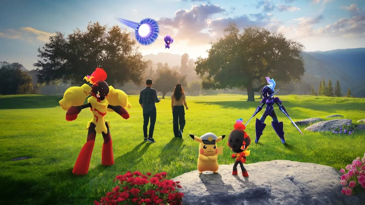 Pokemon Go players, Poipole, Charcadet, and Pikachu ready for a new season.