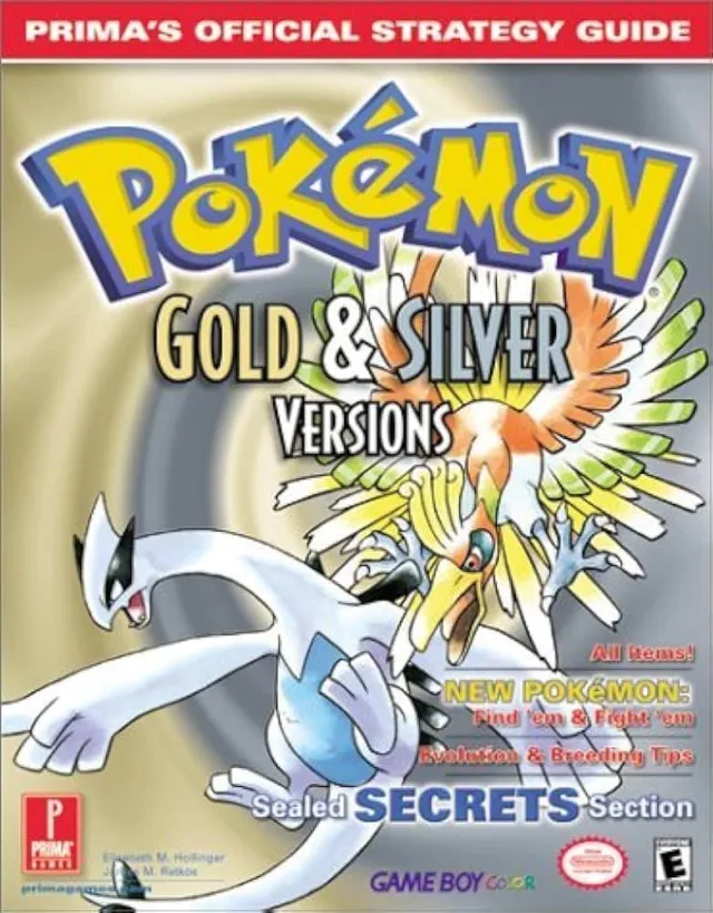 Pokemon Gold and Silver Guidebook from 2000.