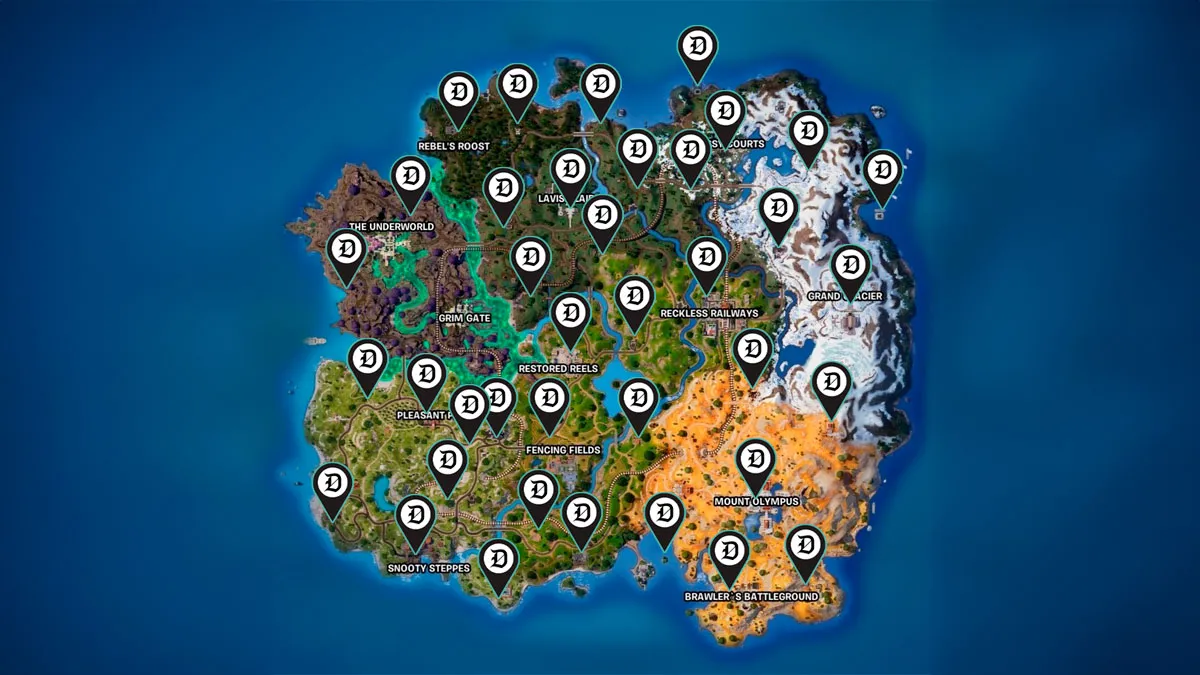 All Reboot Van Locations In Fortnite Chapter 5 Season 2