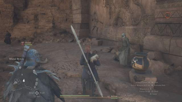 Bringing the vase to the Mural Byway in Dragon's Dogma 2