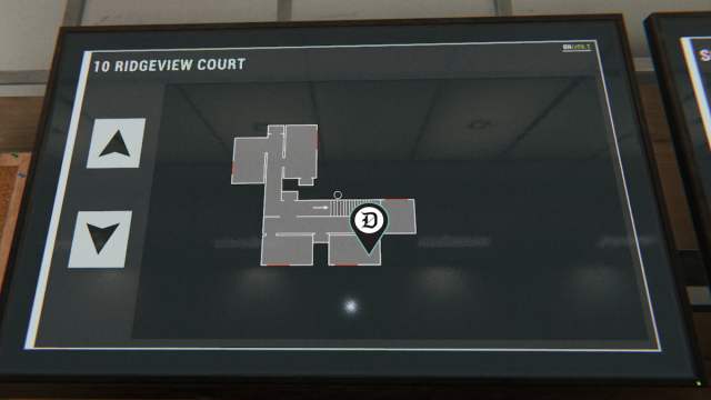 Ridgeview Court map in Phasmophobia