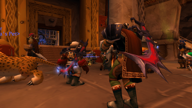 Two Paladins using the Bloodlight Avenger's Edge in WoW Classic SoD