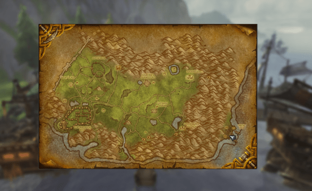 WoW Screengrab of the Arathi Highlands map featured in the new Plunderstorm game mode