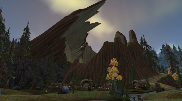 Grizzlemaw in WoW Wrath of the Lich King, the gnarled world tree in Grizzly Hills