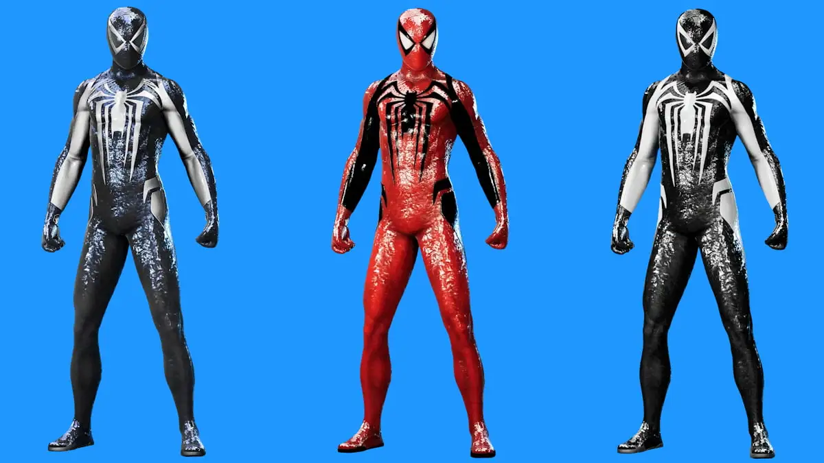 All Anti-Venom costumes in Spider-Man 2