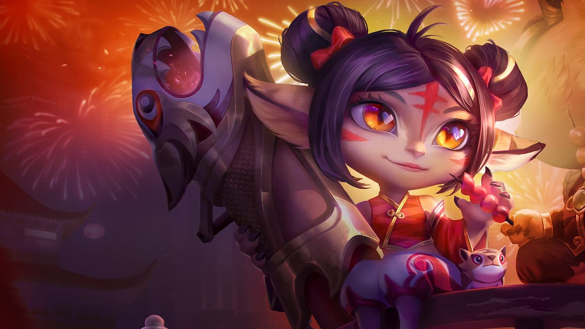 Tristana ready to fire shots from the backline in TFT Set 11