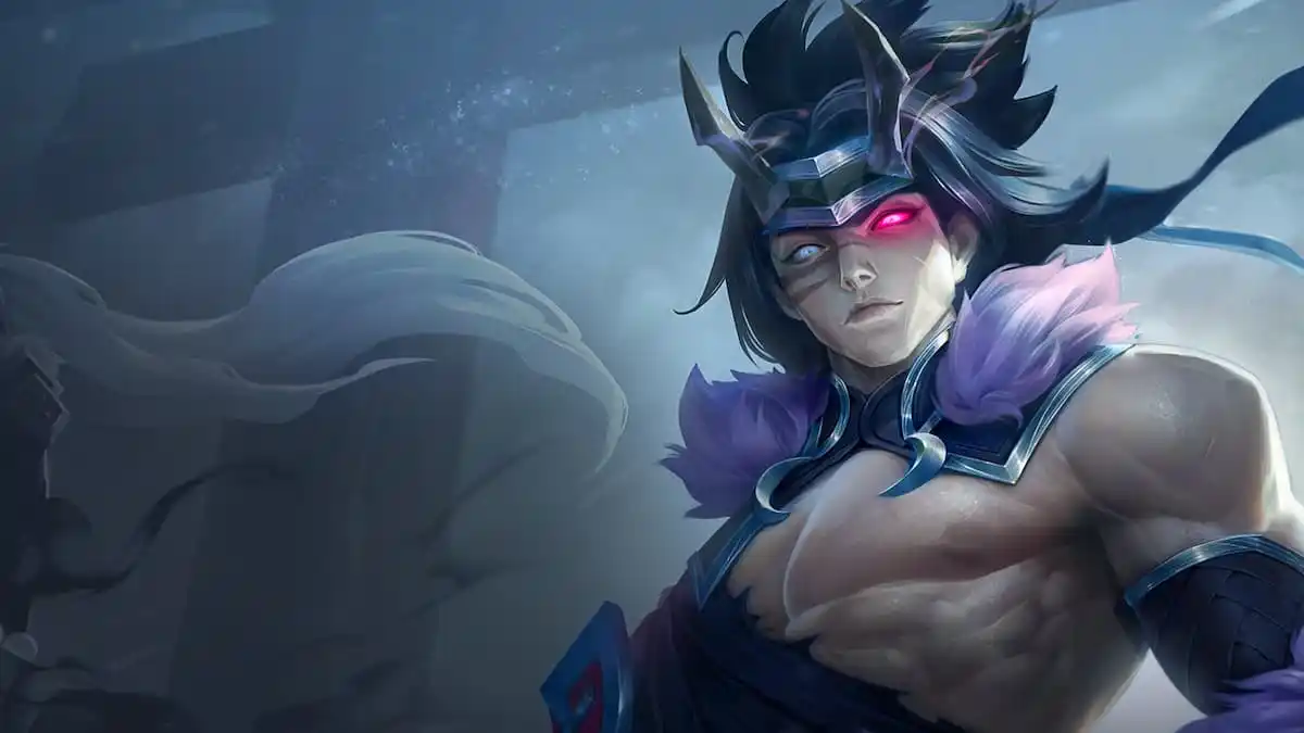 Kayn looking angry in League of Legends and TFT.
