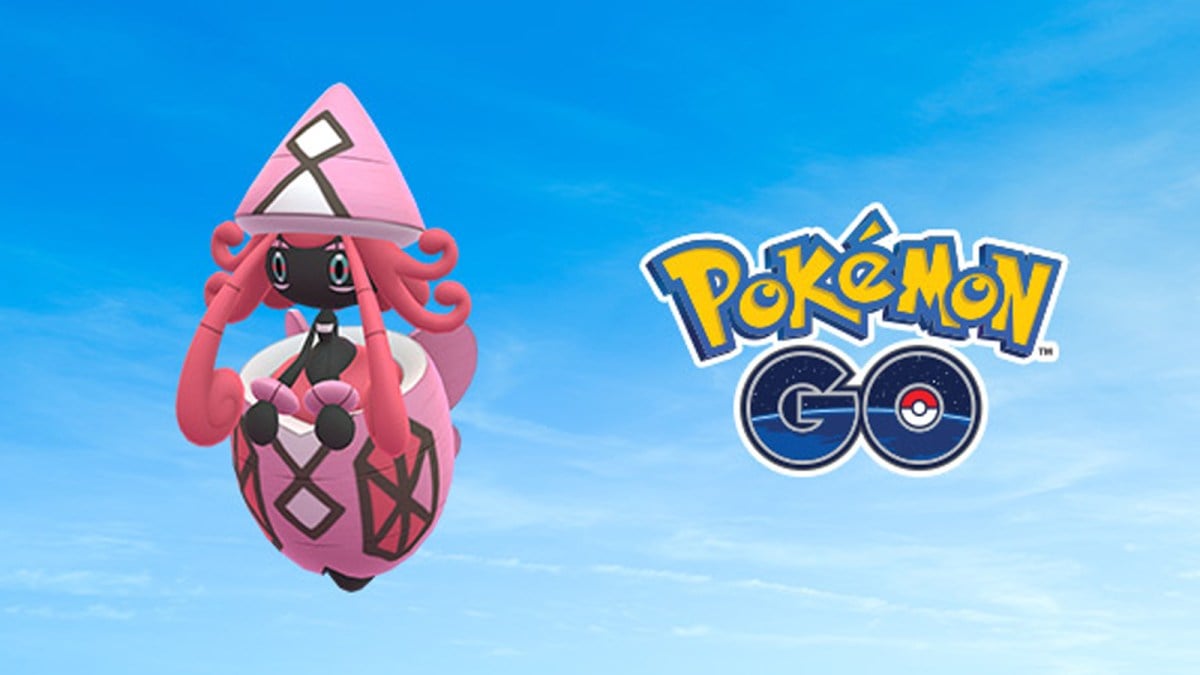 Tapu Lele Pokémon Go character model and logo