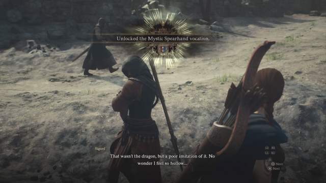 Unlocking Mystic Spearhand vocation in Dragon's Dogma 2