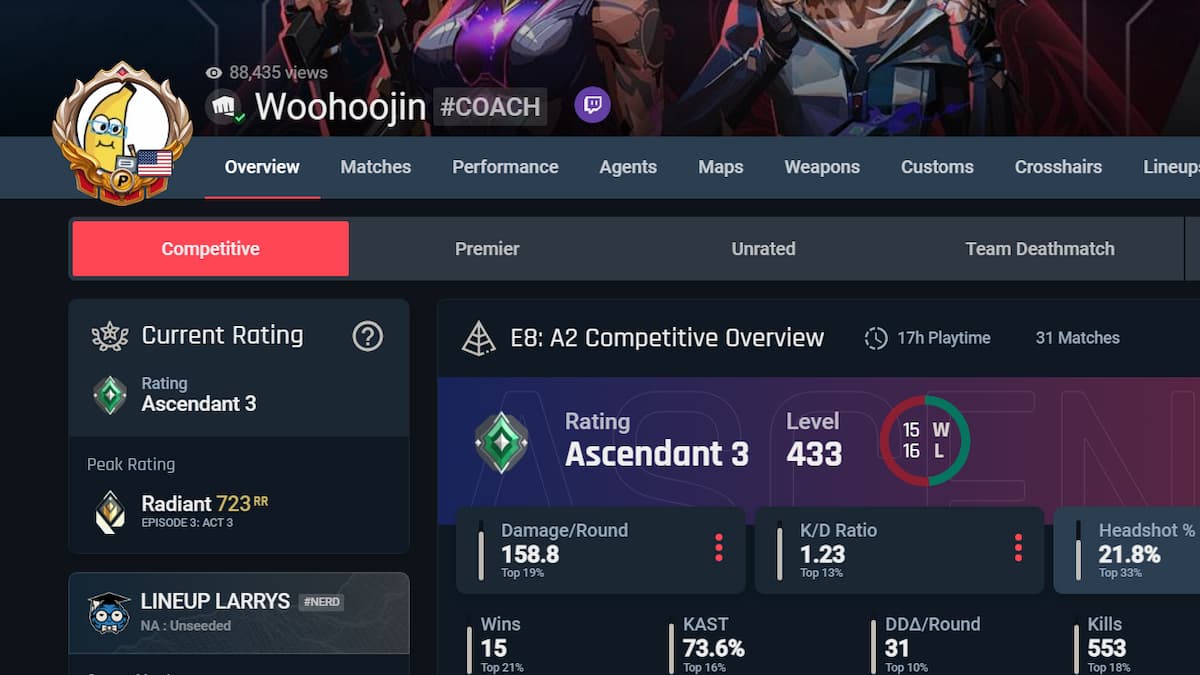 Famed Valorant Coach Woohoojin Admits Radiant Account Was Boosted Now