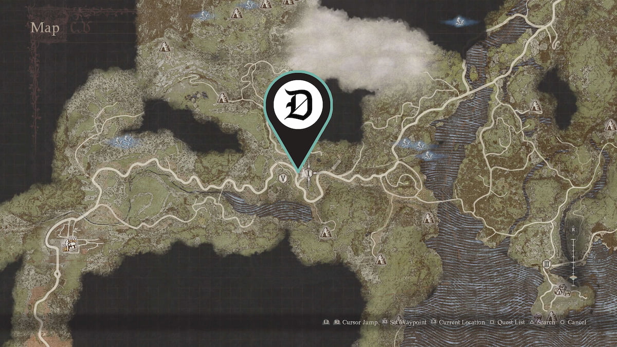 Skeleton Lord location on Dragon's Dogma 2 map