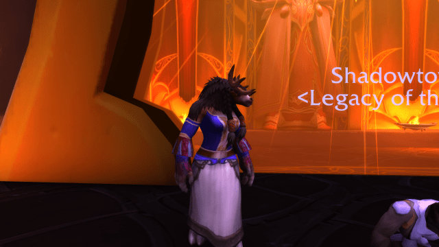 Image of a Tauren woman in WoW Trial of Style.