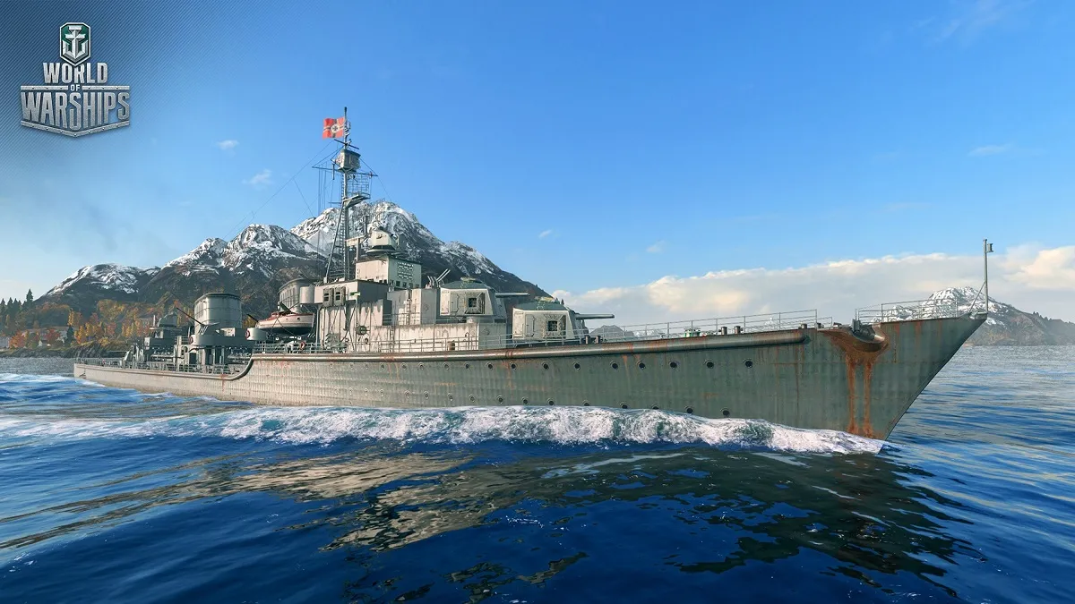 The German Z-52 in World of Warships.