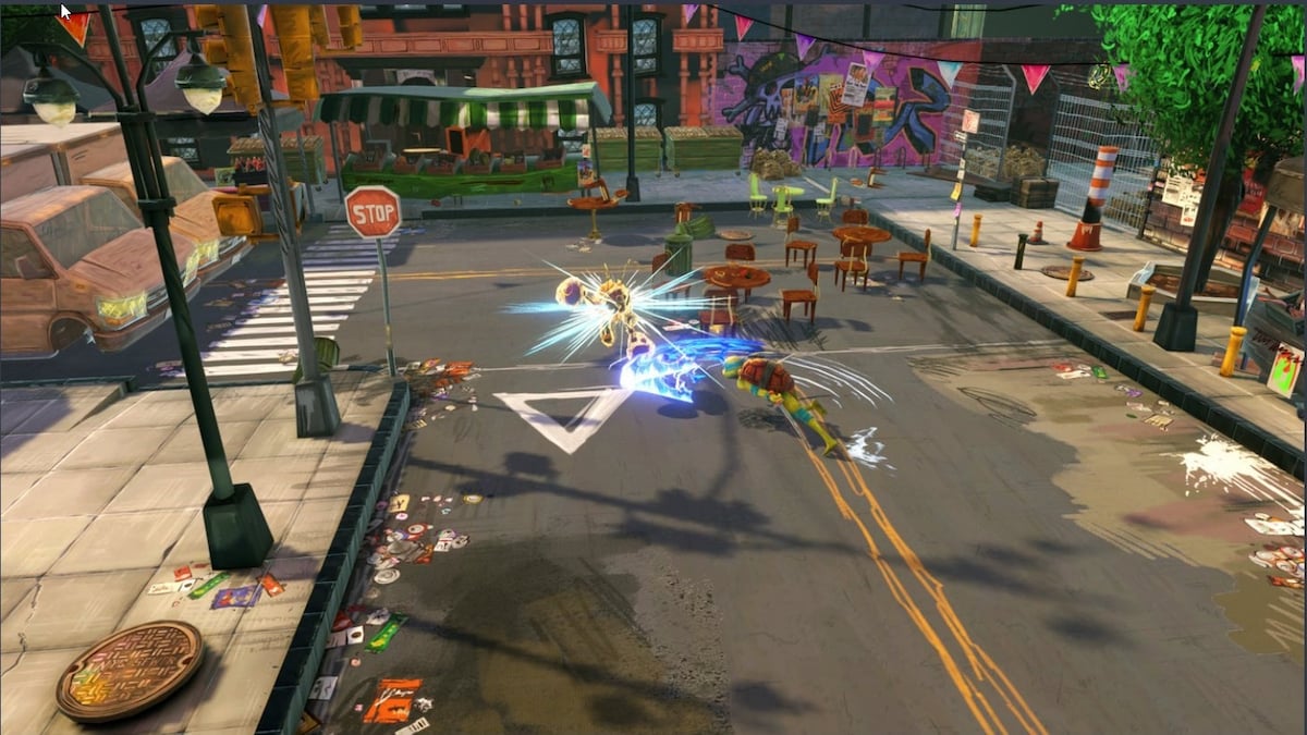 Combat in the upcoming game TMNT Mutants unleashed