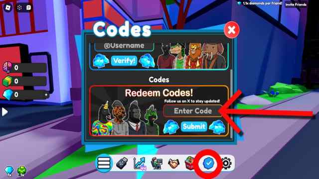 How to redeem codes in Coding Simulator.