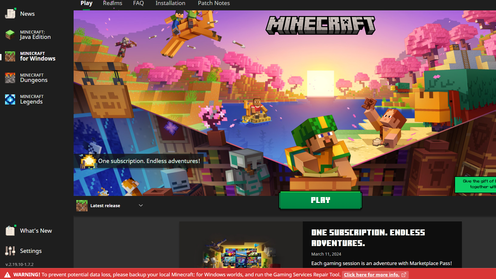 Microsoft warns about Minecraft update leading to lost worlds for some ...