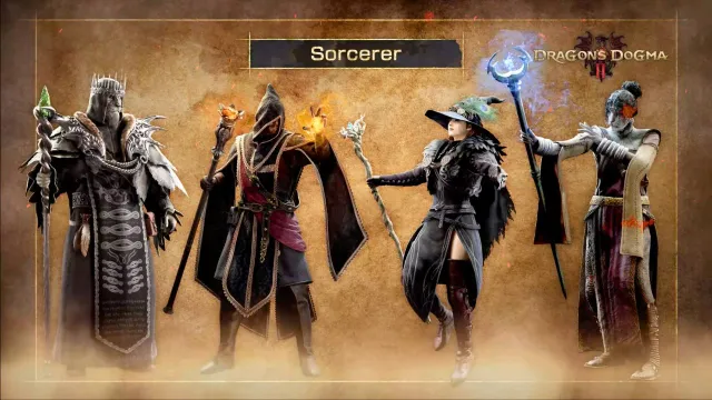 sorcerers as different races and outfits in dragons dogma 2