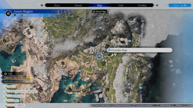 Junon Chocobo stop location 4 in Final Fantasy 7 Rebirth