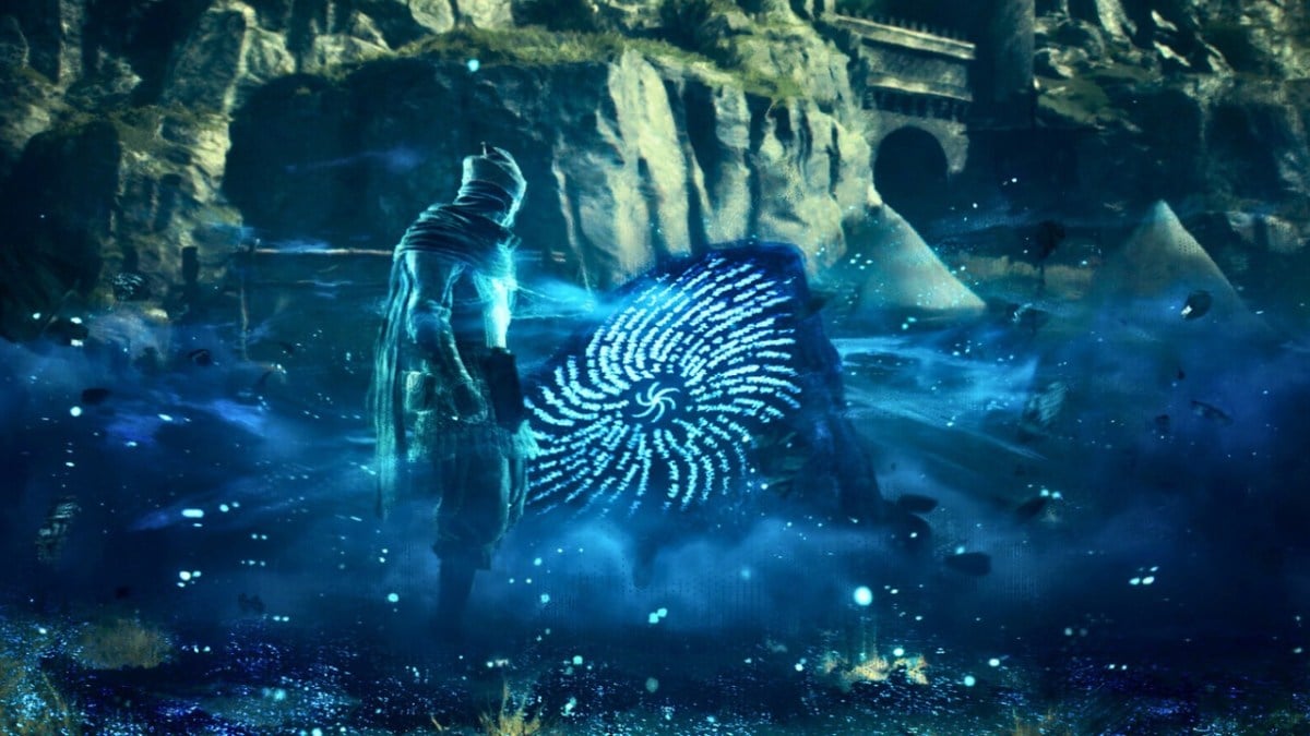 Blue glow coming for a stone in Dragon’s Dogma 2