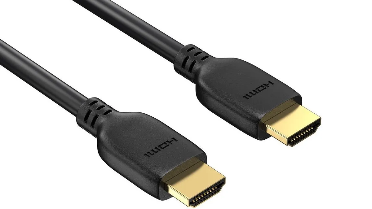 An HDMI cable