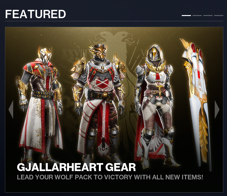 Gjallarheart Gear in Destiny 2 store