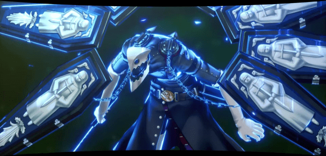 Thanatos, as seen in one of Persona 3 Reload's first cutscenes.