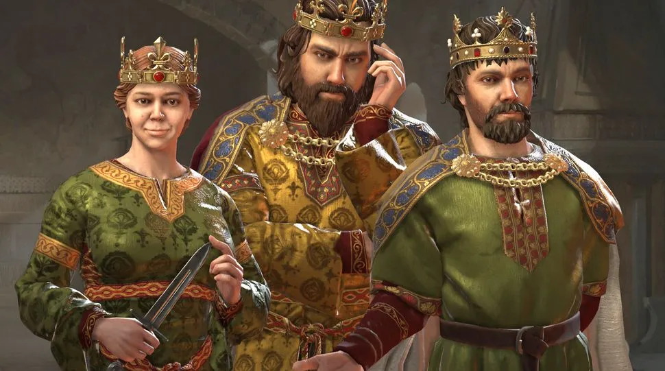 An image of potential player characters from Crusader Kings 3