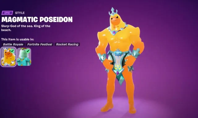 magmatic poseidon in fortnite.