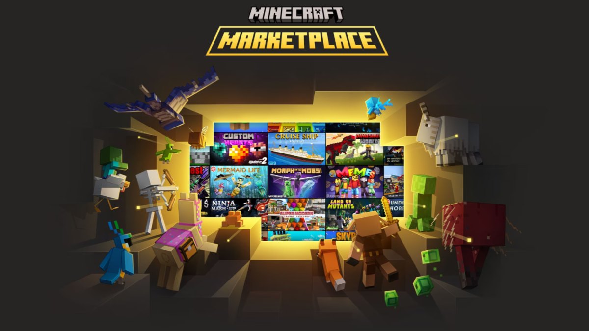 The Minecraft Marketplace Pass key art.
