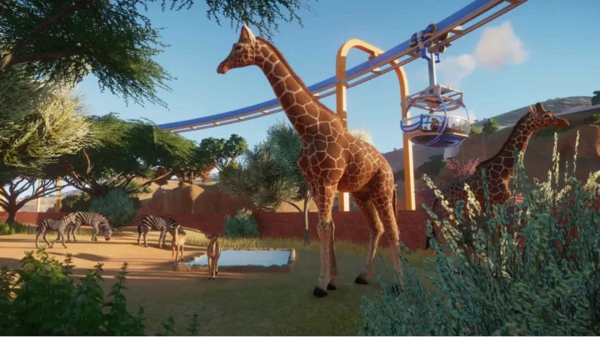 giraffe in planet zoo