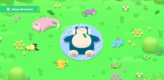 pokemon sleep in game screenshot
