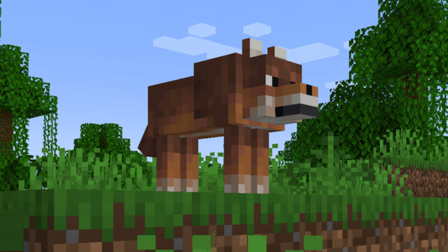 The Rusty Wolf in Minecraft.
