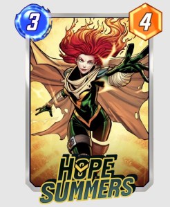 Hope Summers Marvel Snap card