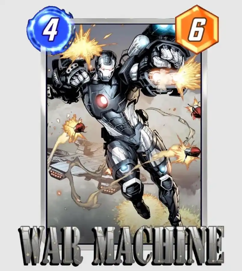 War Machine Marvel Snap card art