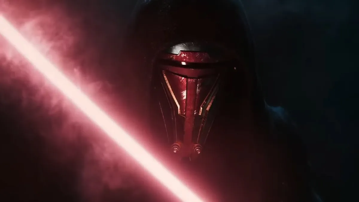Star Wars Knights of the Old Republic remake Sith with red lightsaber