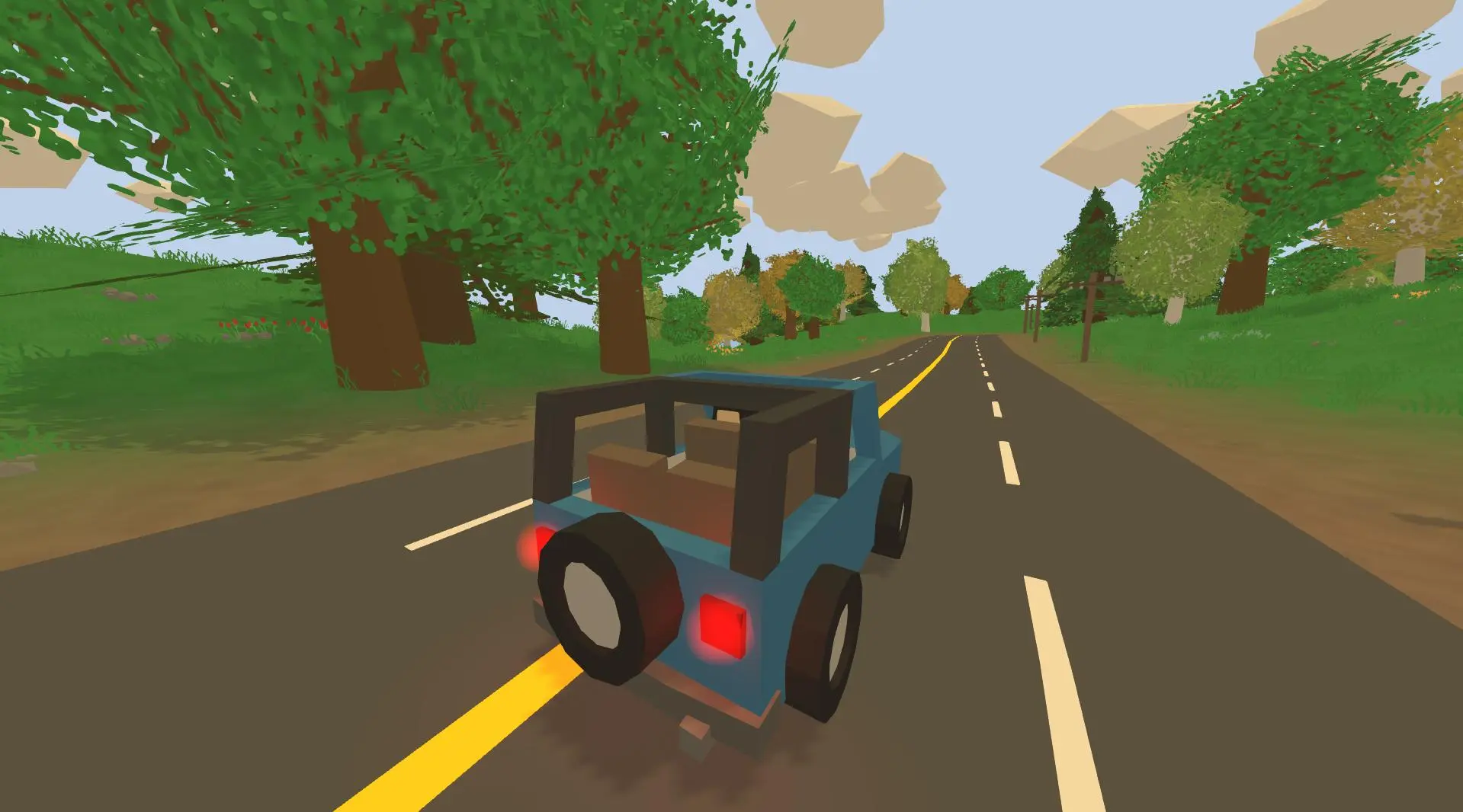 An in game image of a vehicle in Unturned