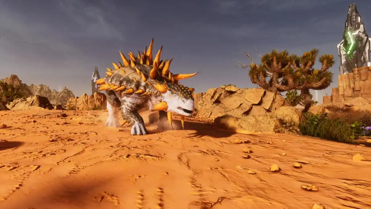 Ark: Survival Ascended: All Ankylosaurus spawn locations in Scorched Earth