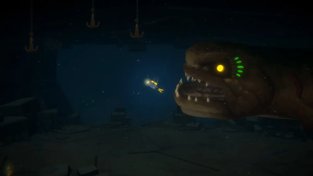 The Wolf Eel boss in Dave the Diver.