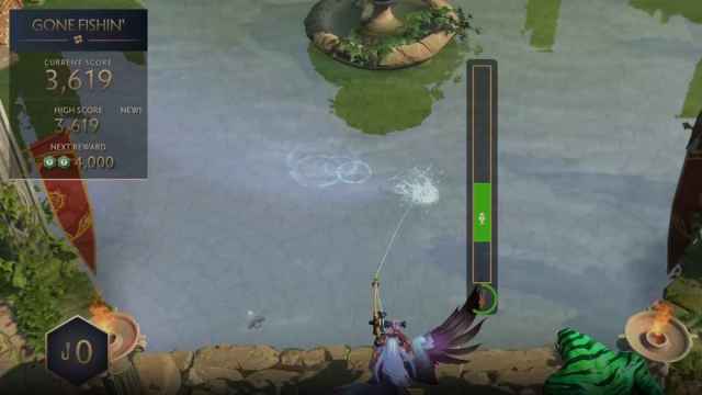 Dota 2 Crownfall Fishing Minigame