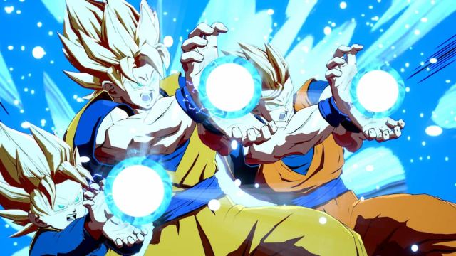 Father Son Kamehameha from Dragon Ball FighterZ.