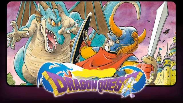 Boxart for the original Dragon Quest.
