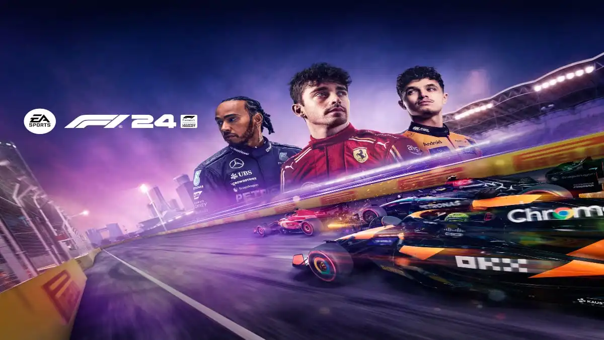 Cover art for the standard edition of F1 2024.