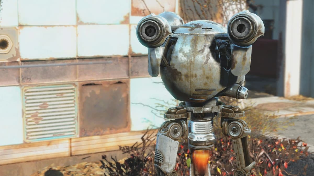 An image of Codsworth from Fallout 4
