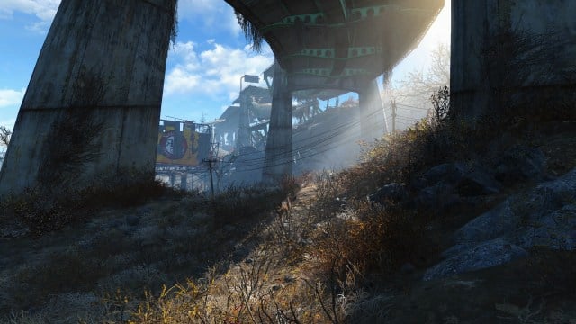 A scenic view in Fallout 4
