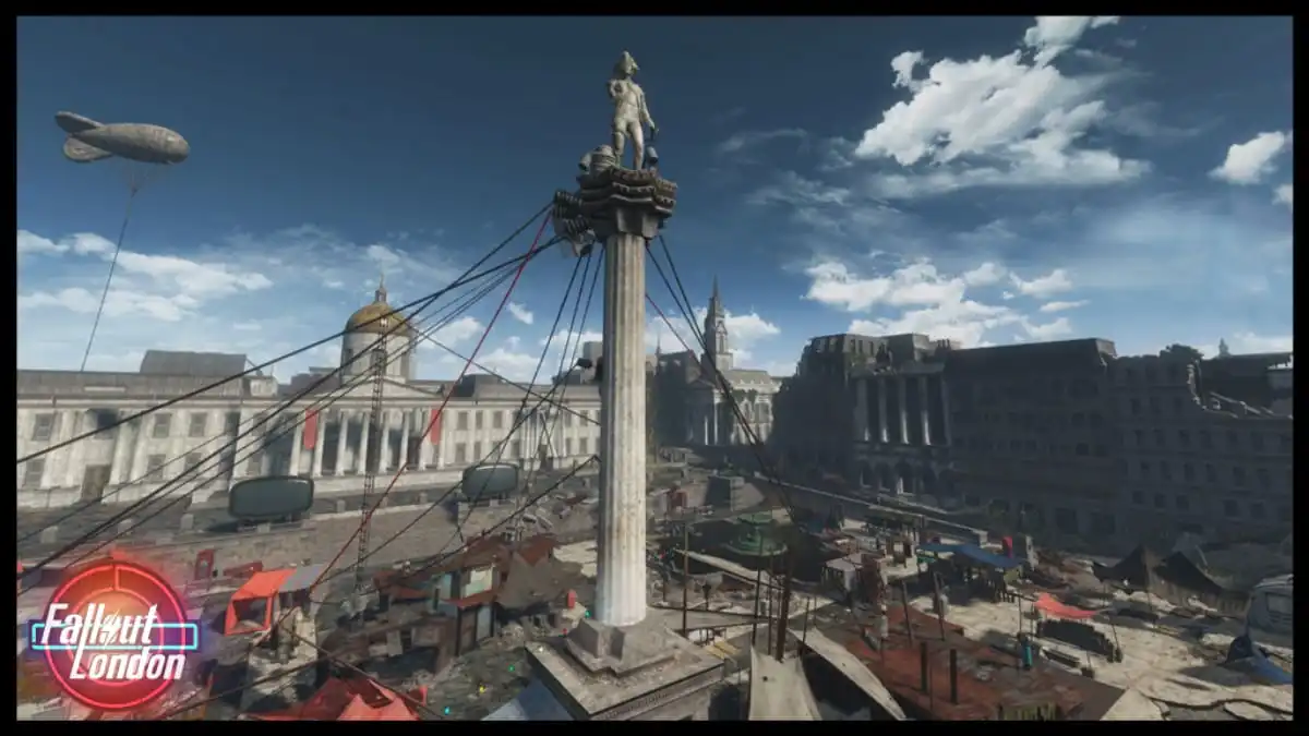 The borough of Eastminster pictured in Fallout: London.