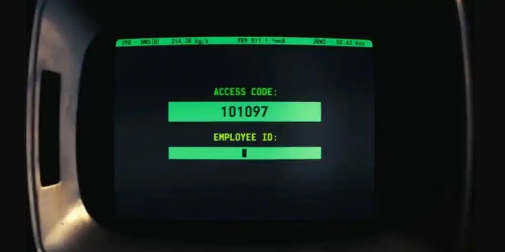 Hank arms the nukes with his access code.